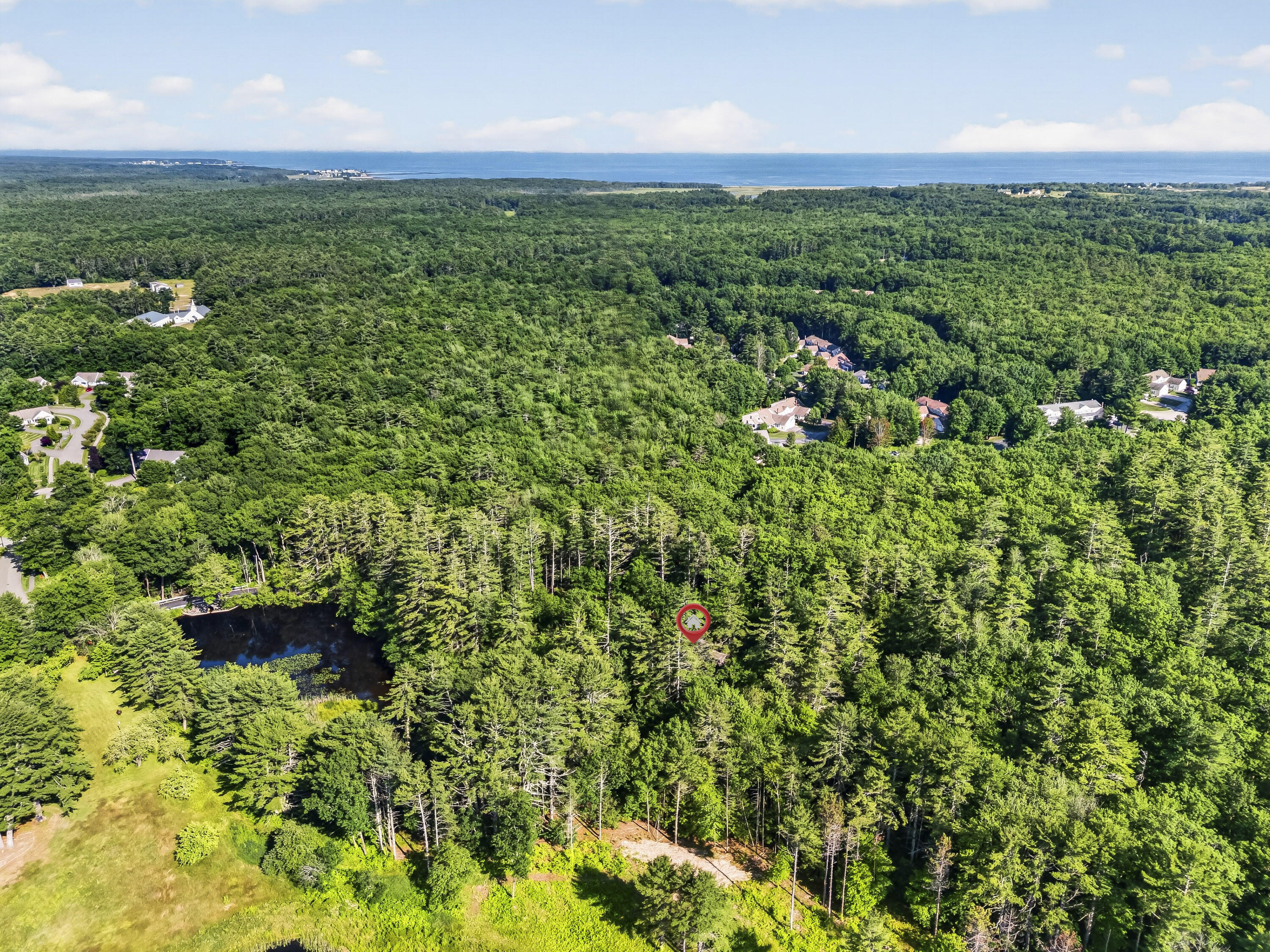 101 Willow Way, Wells, ME 04090 Aerial Towards Ogunquit