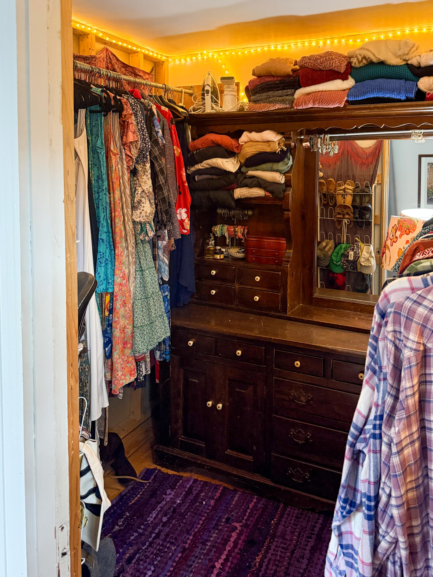 Upstairs Bedroom 1 closet