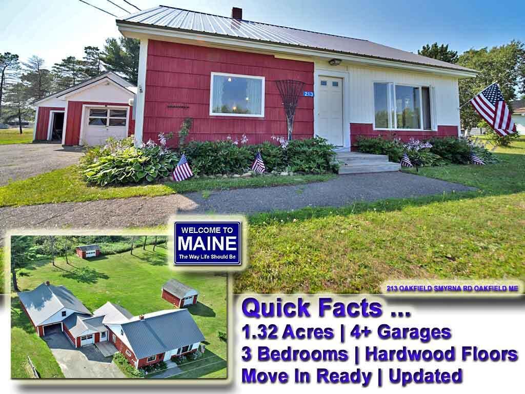 Photo of 213 Oakfield Smyrna Road Oakfield ME 04763
