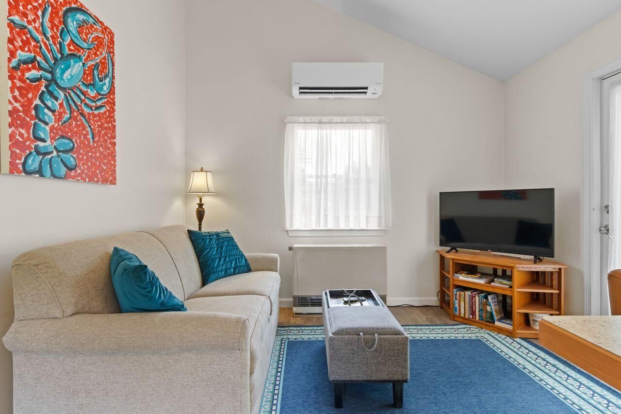 14 Holly Street, Portland, ME 04103 Rear apartment LR with gas Rinnai heater and heat -a/c pump for comfort all year long!