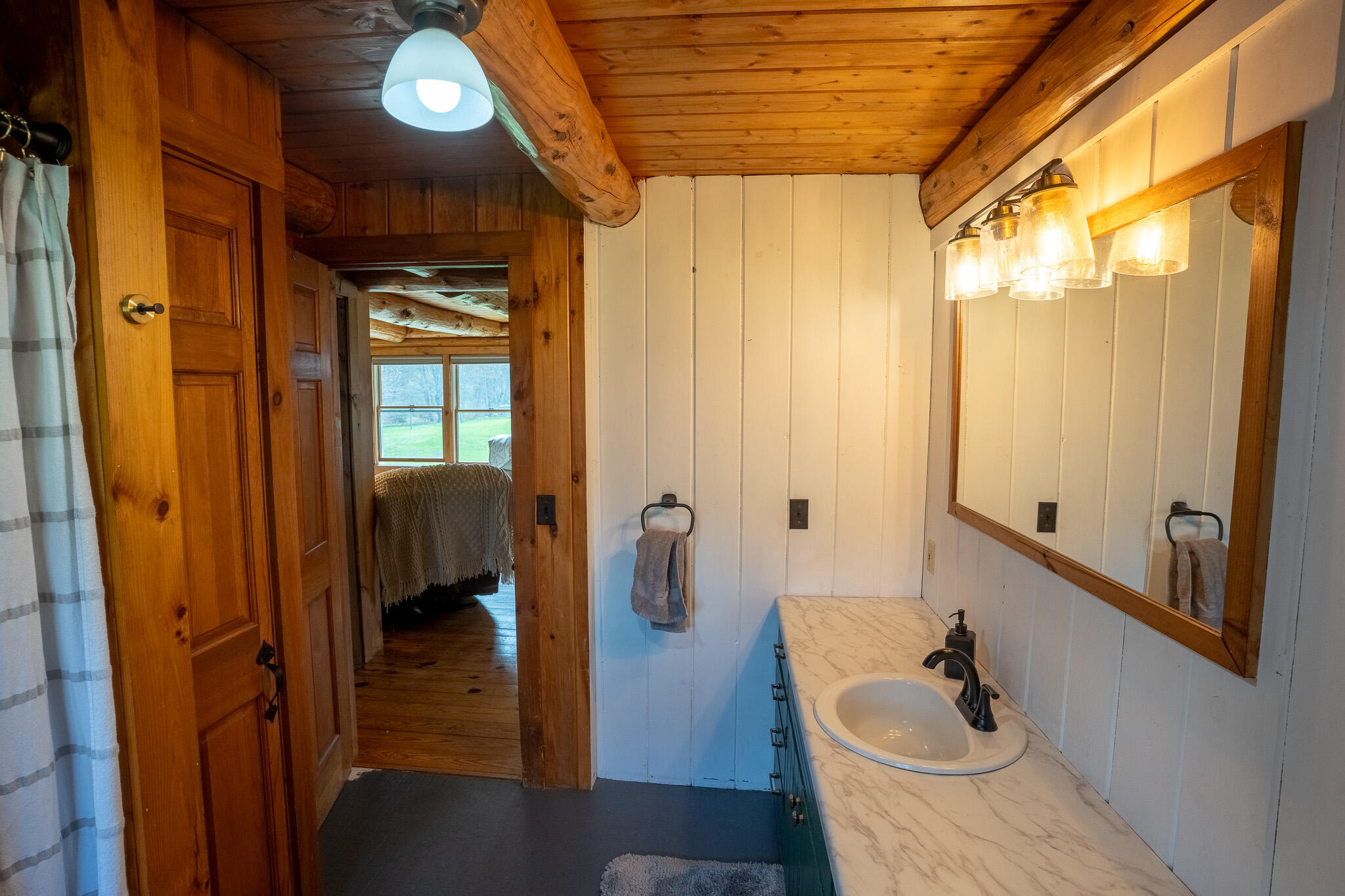56 Merrill Corner Road, Brownfield, ME 04010 First Floor Bath