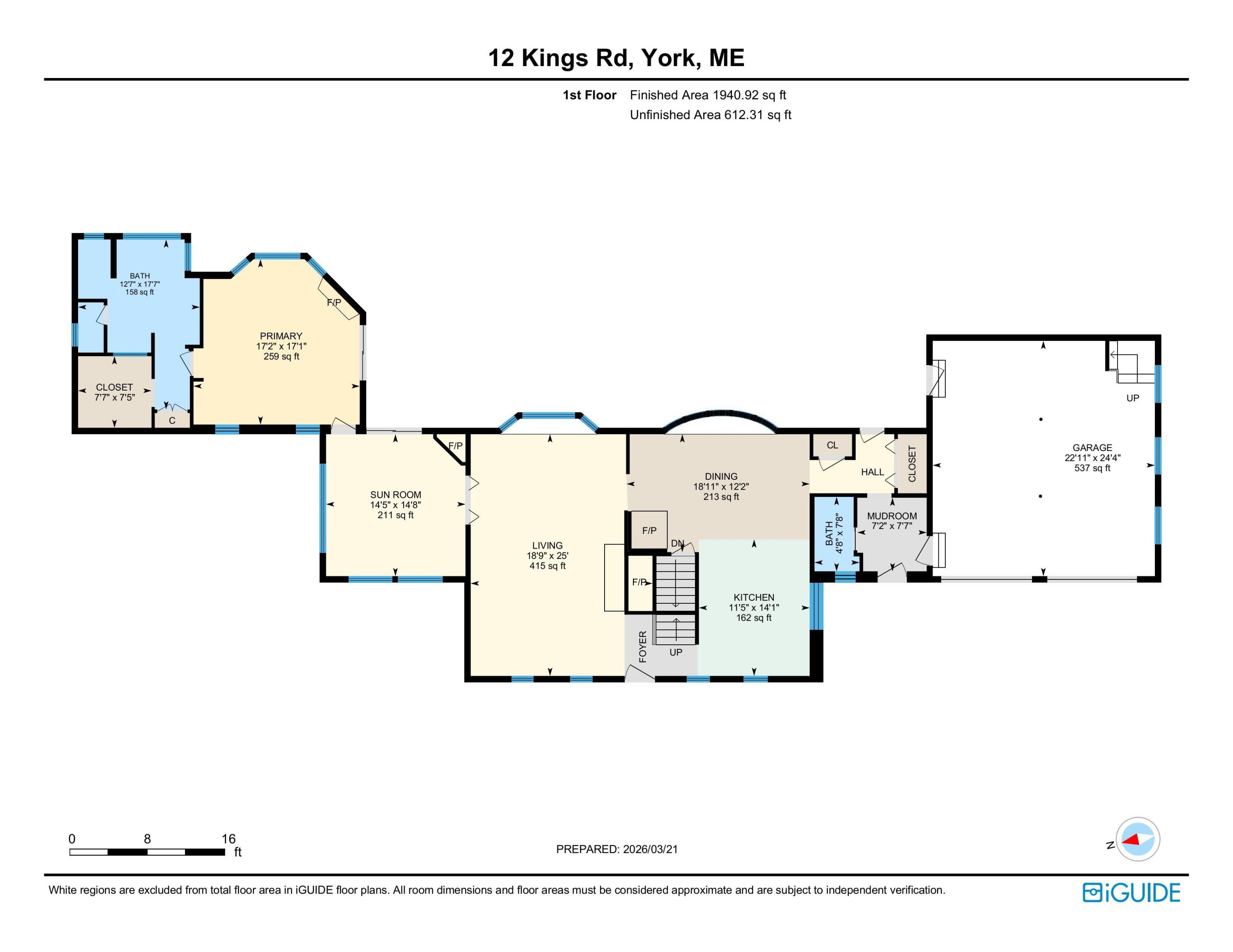 12 Kings Road, York, ME, 03909