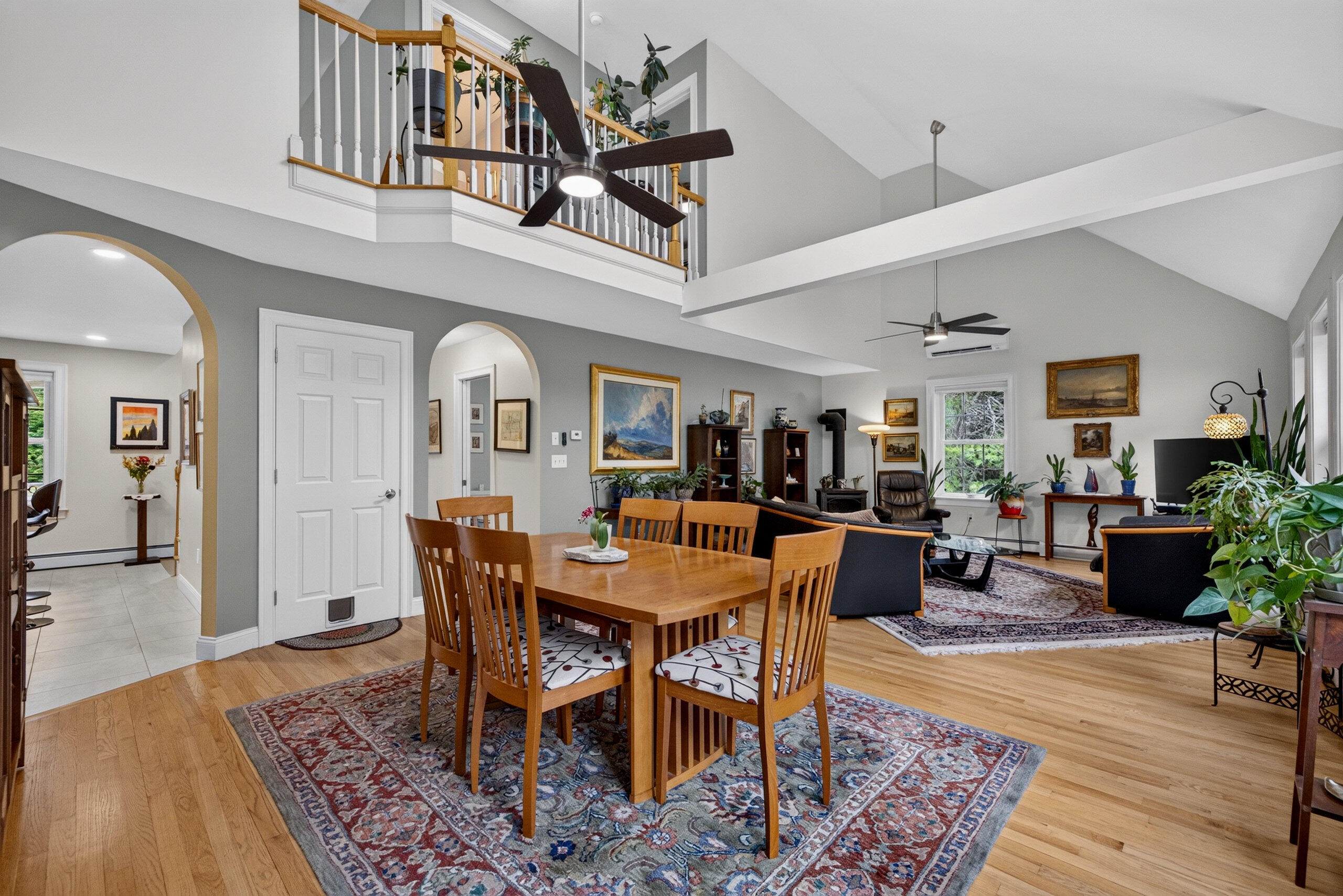 Dining and living room