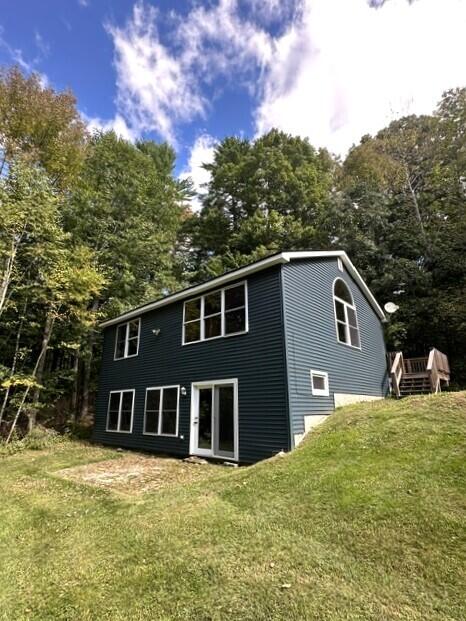 344 Crowell Hill Road, Vassalboro, ME 04989 Back of home