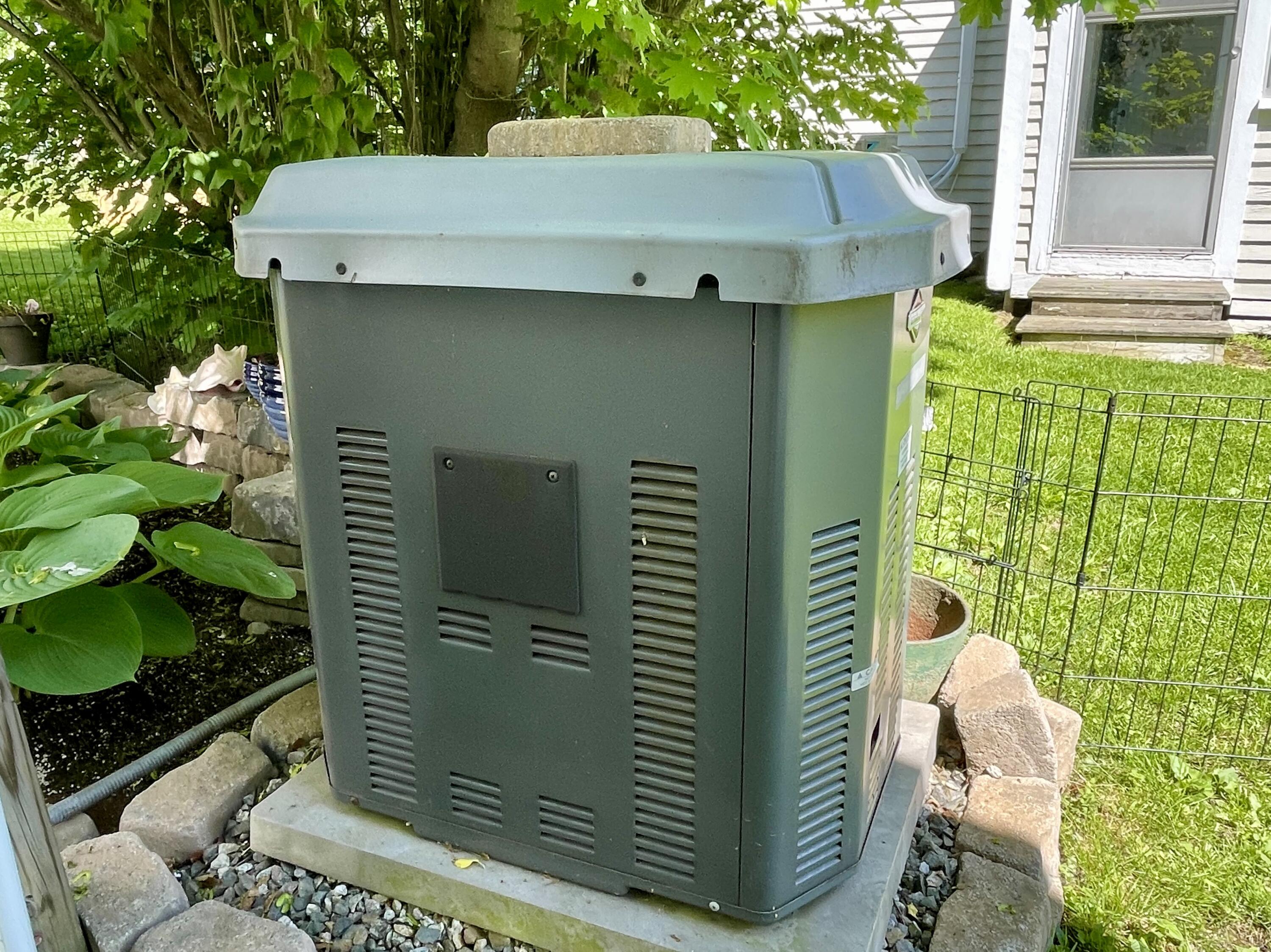 On demand generator which runs almost entire house.