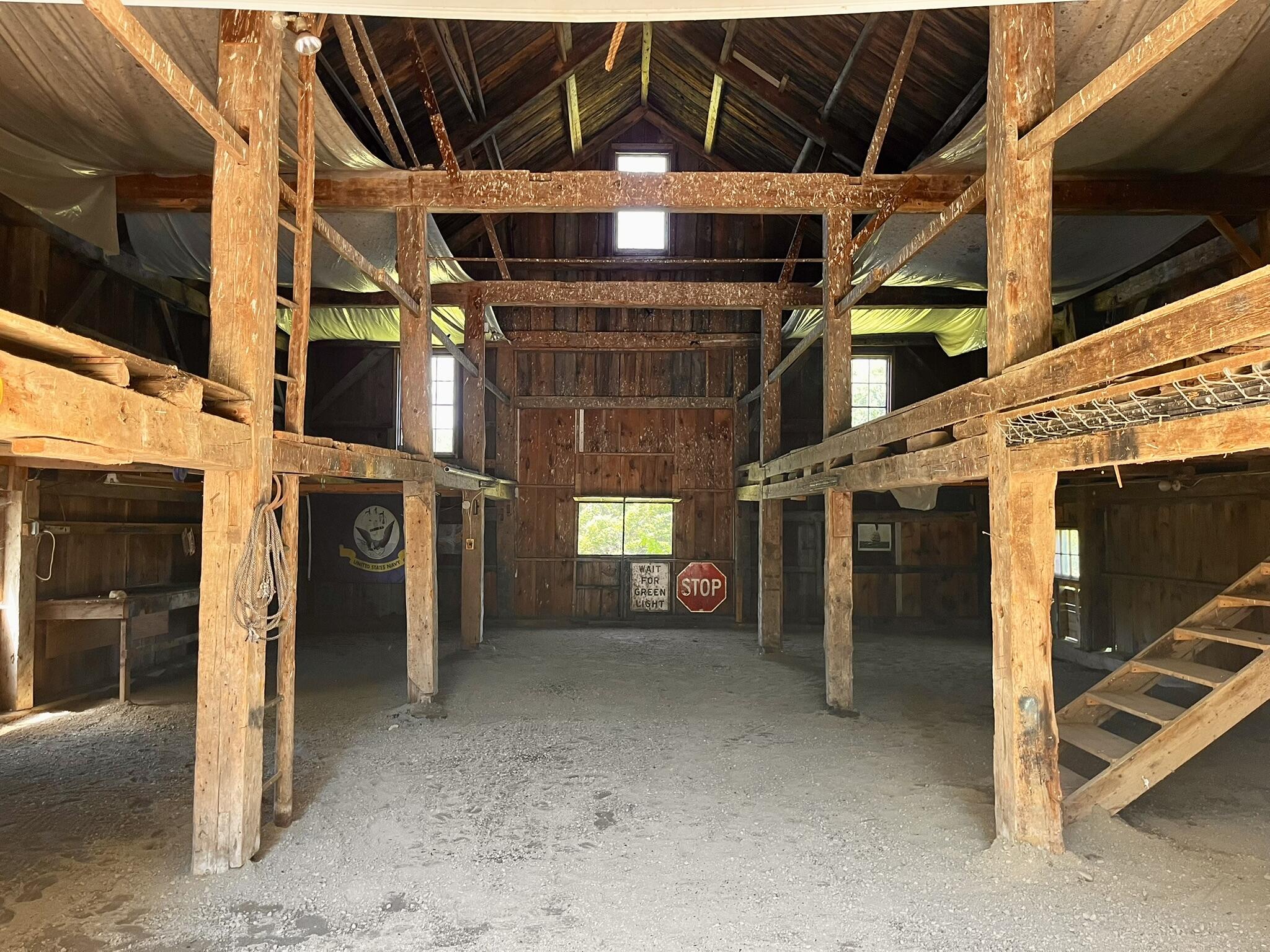 36' x 46' three-story barn, post & beam with centuries of history and charm.