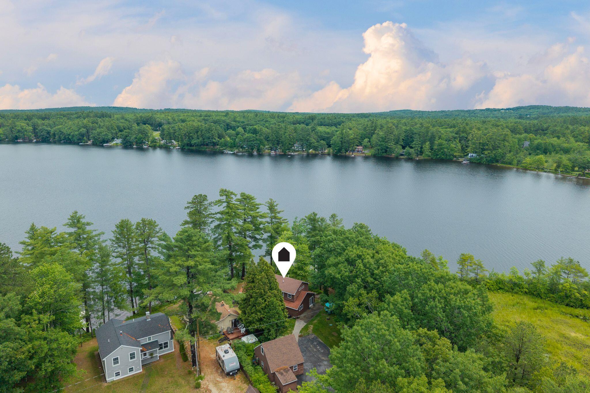 Private lakefront home