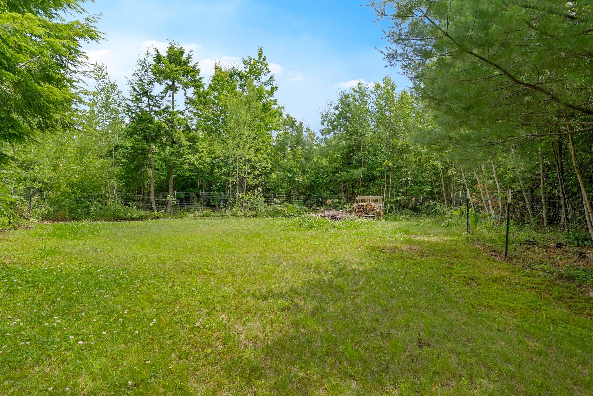 Large yard