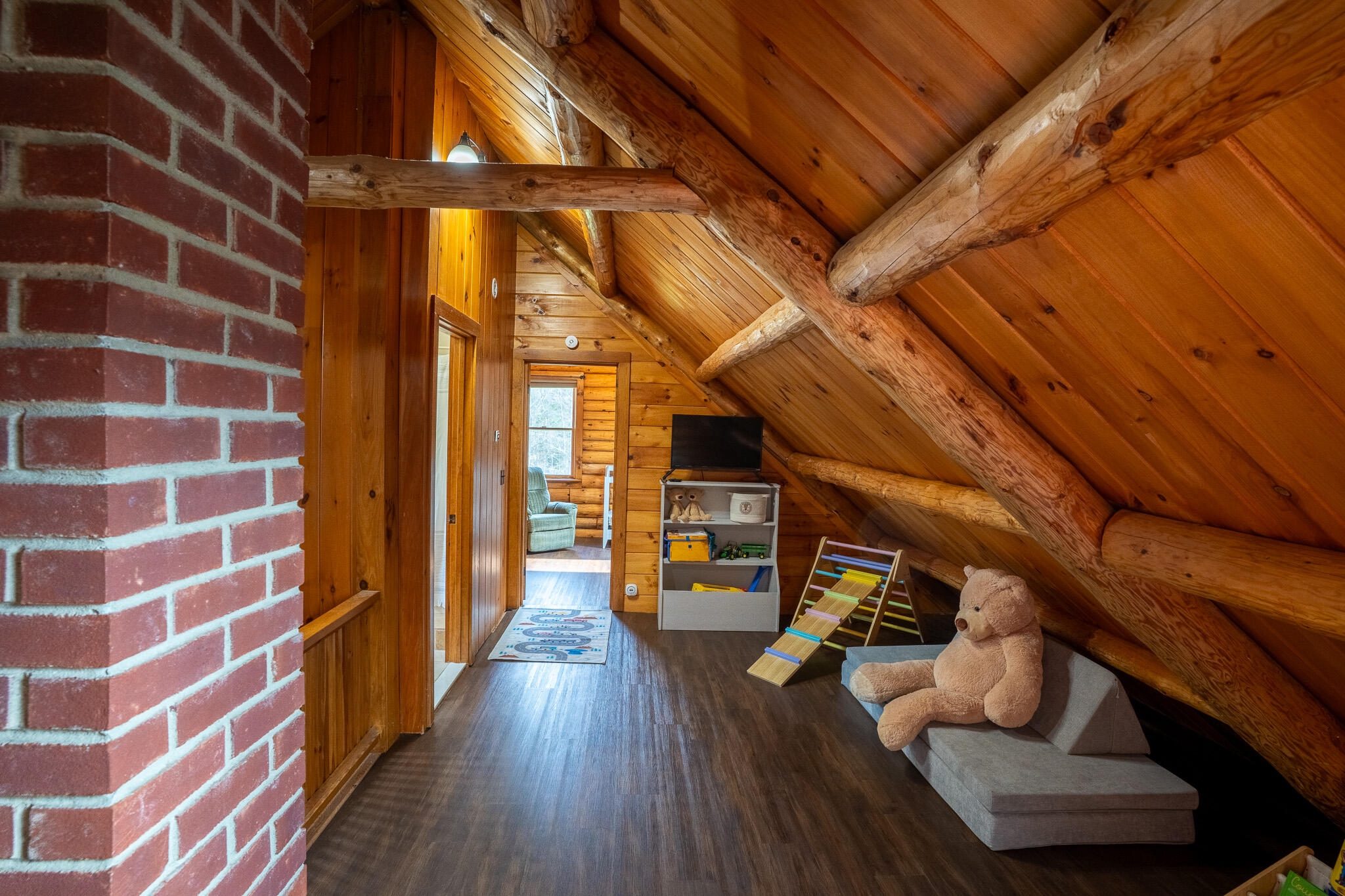 56 Merrill Corner Road, Brownfield, ME 04010 Upstairs hall/play area