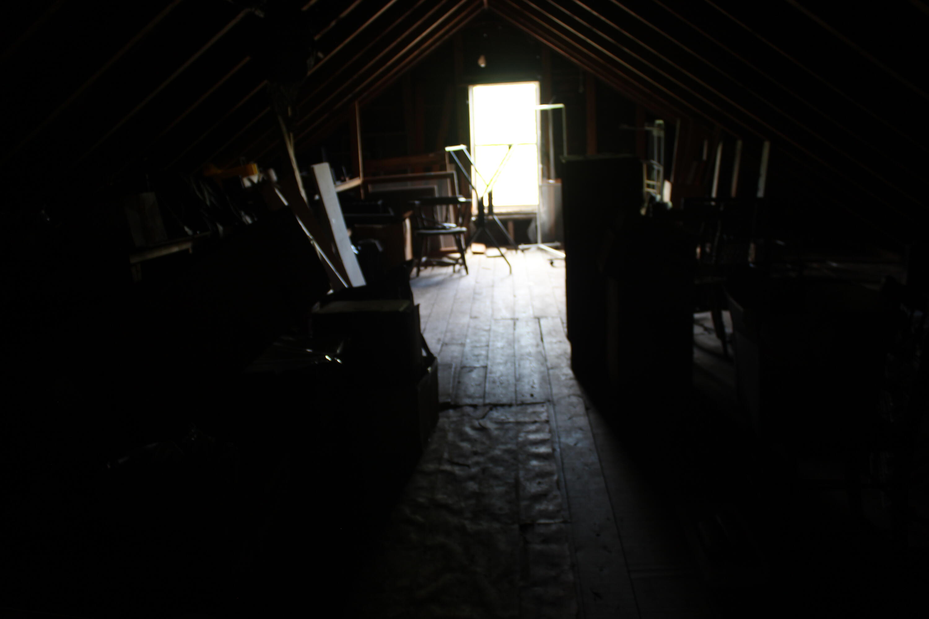 attic upstairs
