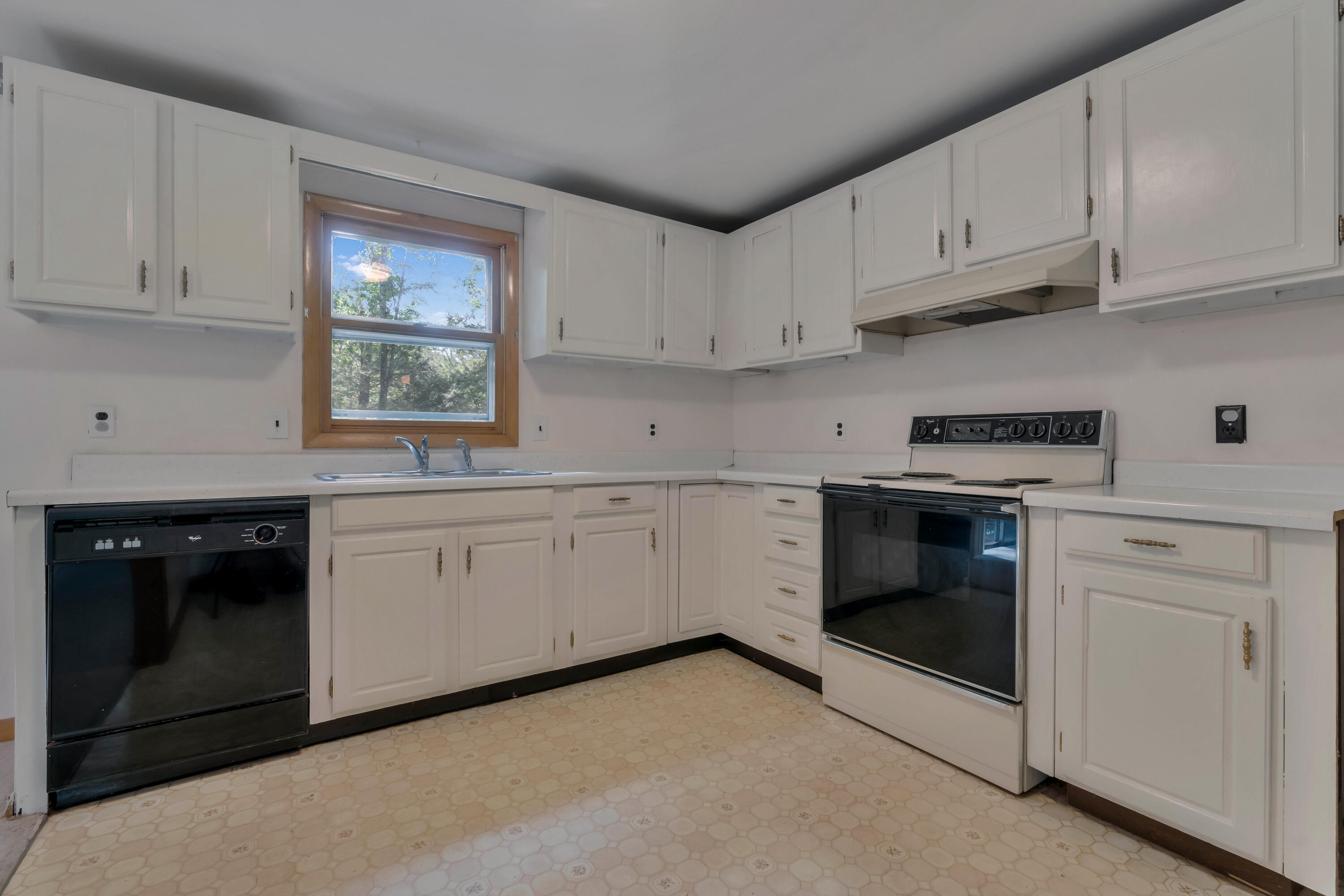 Open kitchen area