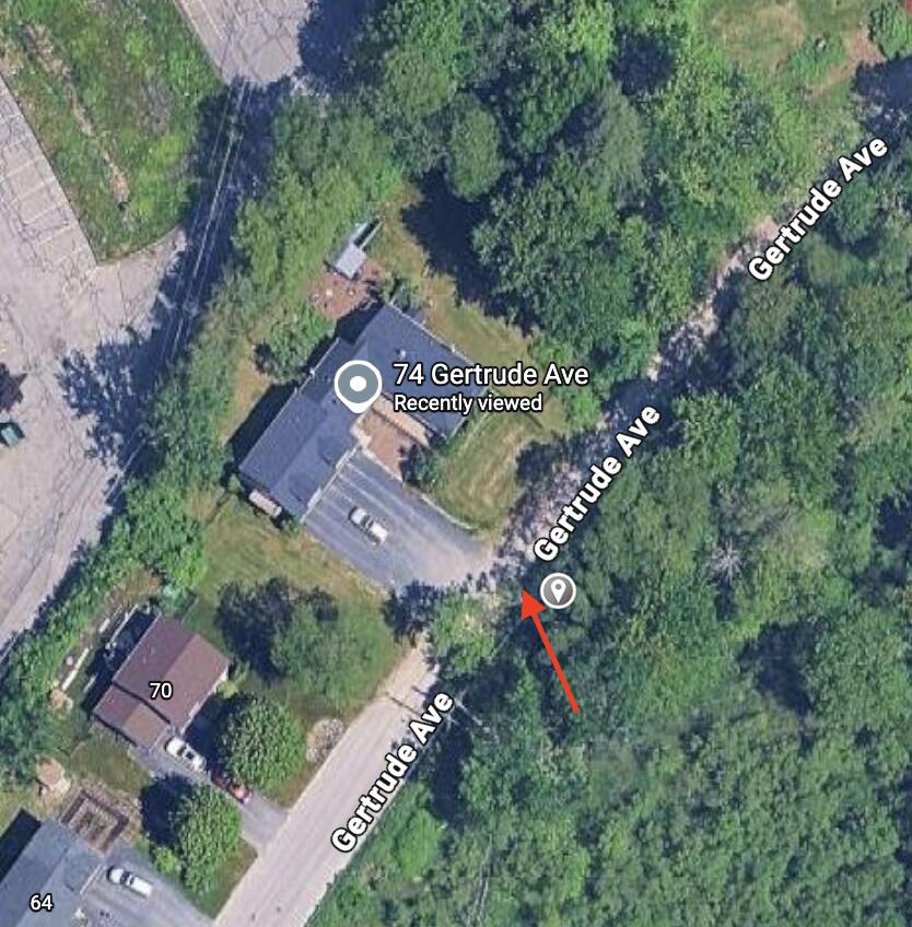 73 Gertrude Avenue, Portland, ME 04103 Aerial View