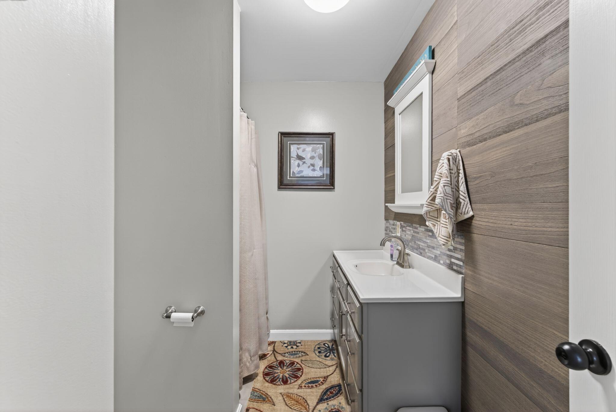 Primary bedroom with ensuite bathroom