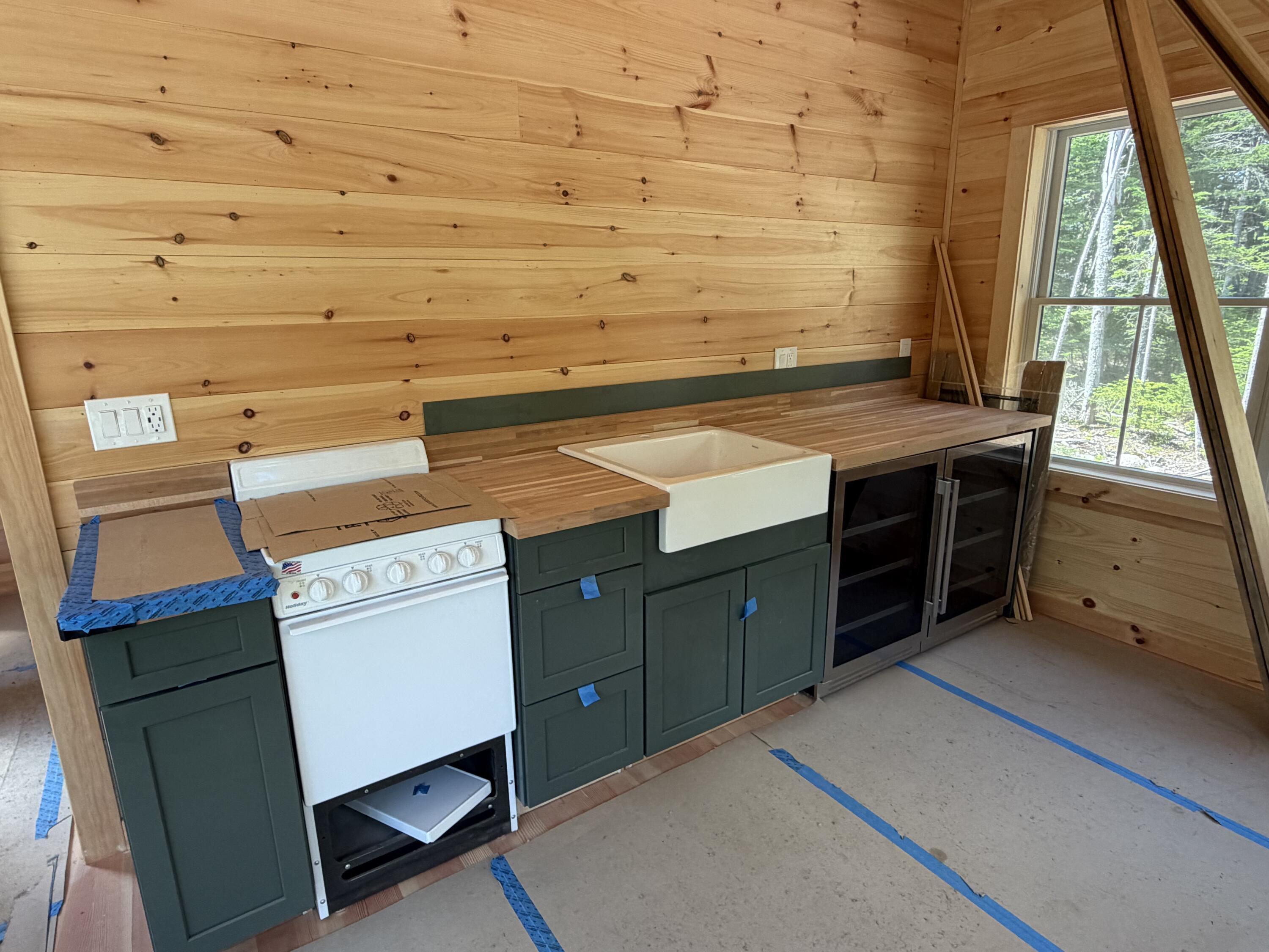86 Back Shore Road, Steuben, ME 04680 Galley Kitchen Area