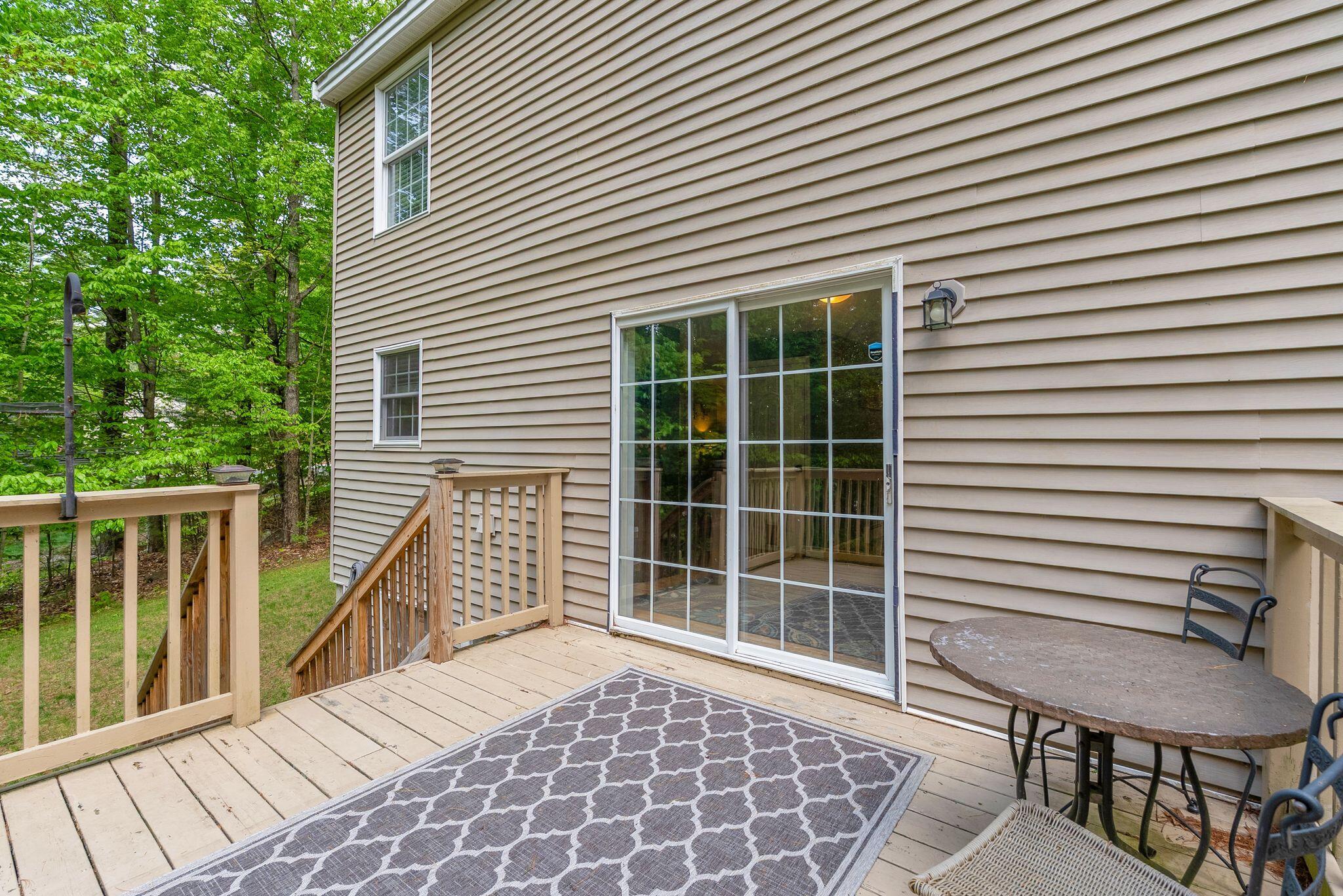 Backyard deck