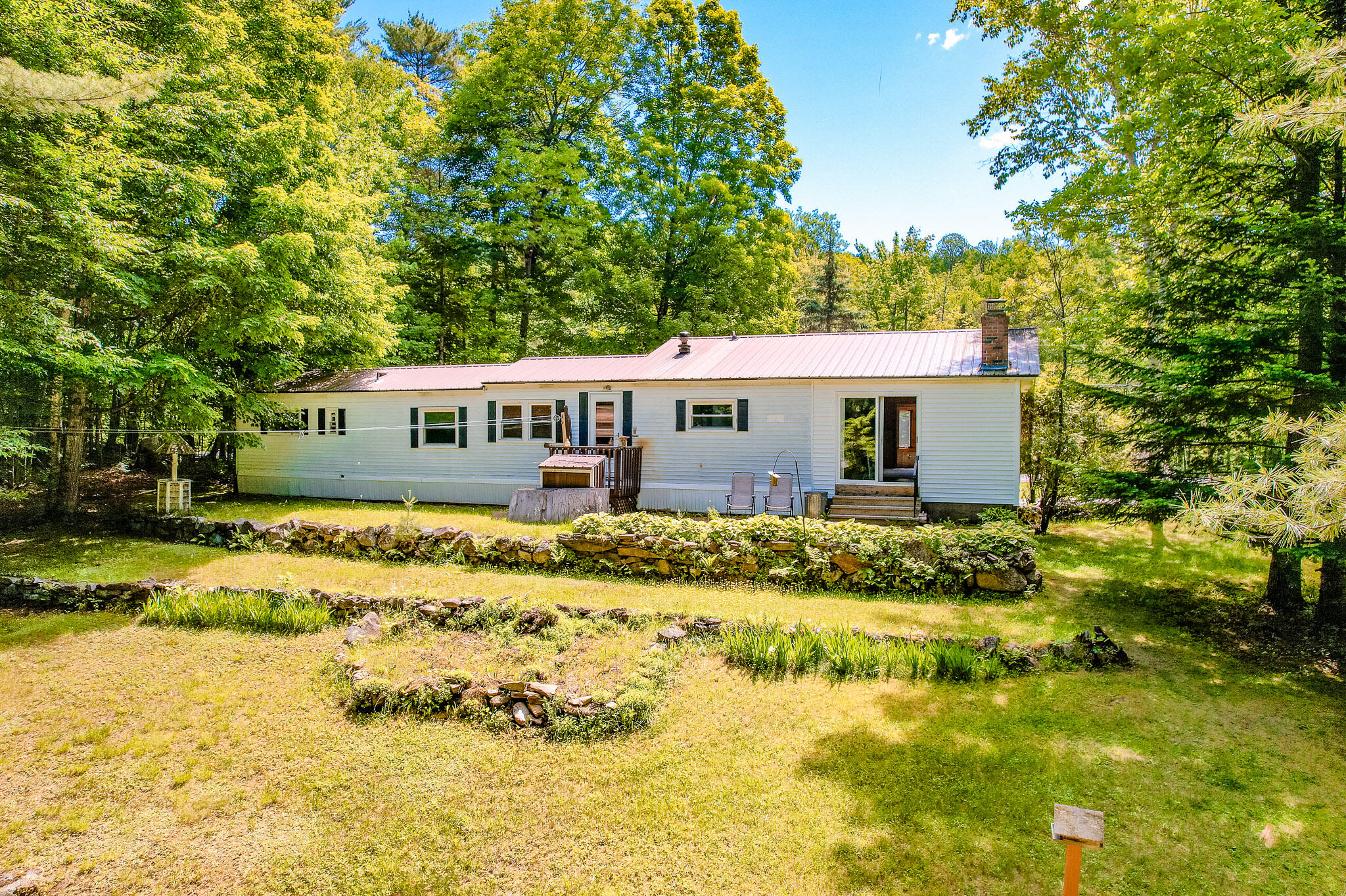 1574 Roxbury Road, Roxbury, ME 04275 View of House from Backyard