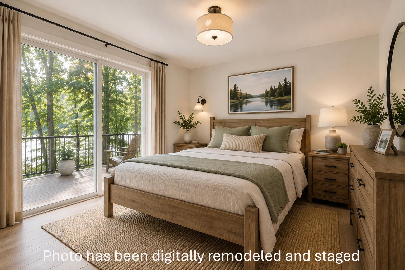 Photo has been digitally remodeled and staged to show potential