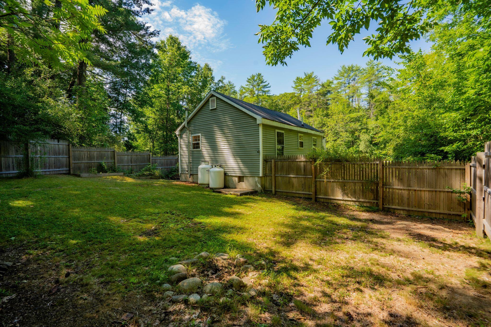Fenced in Back Yard