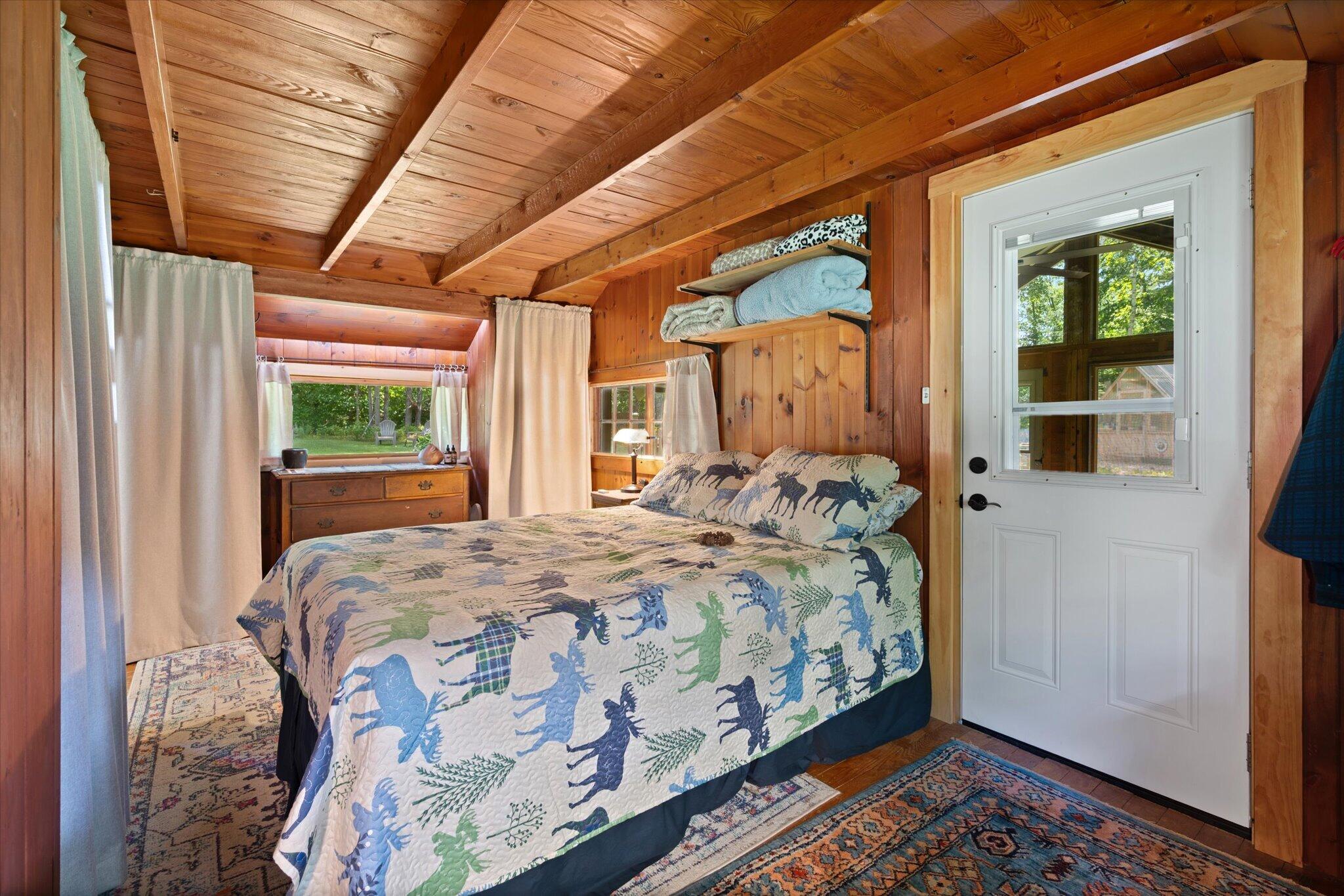 1002 Bennoch Road, Old Town, ME 04468 Bedroom w/Entry to Porch...