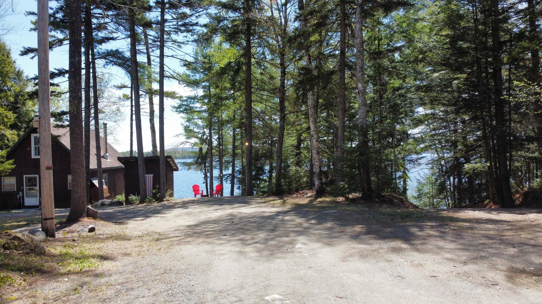 515 Rock Ridge Rd,Fire Road 17 Road, T1 R9 Wels, ME 04462 driveway