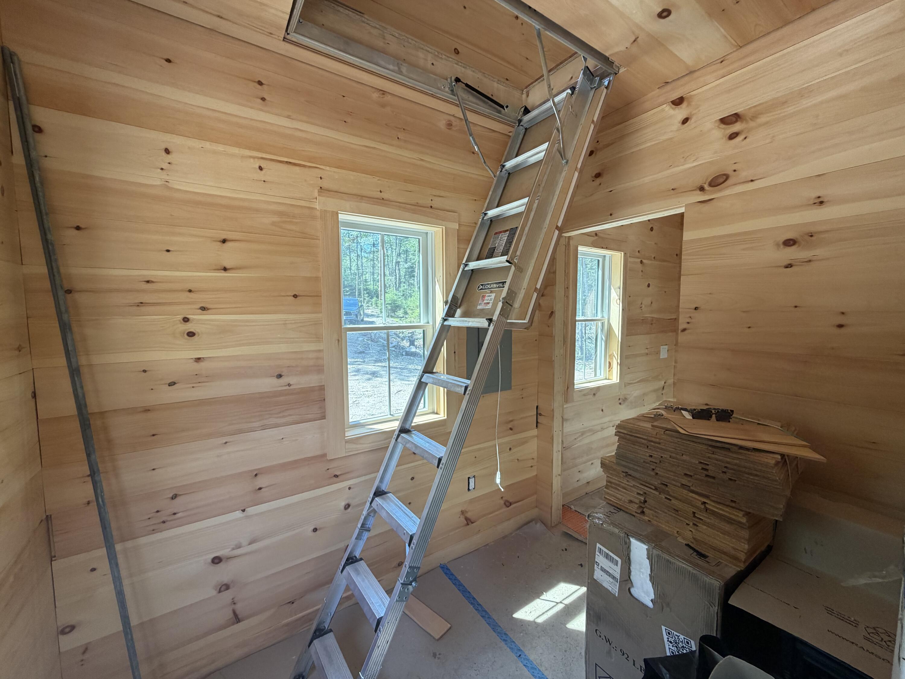 86 Back Shore Road, Steuben, ME 04680 Stairs to loft.