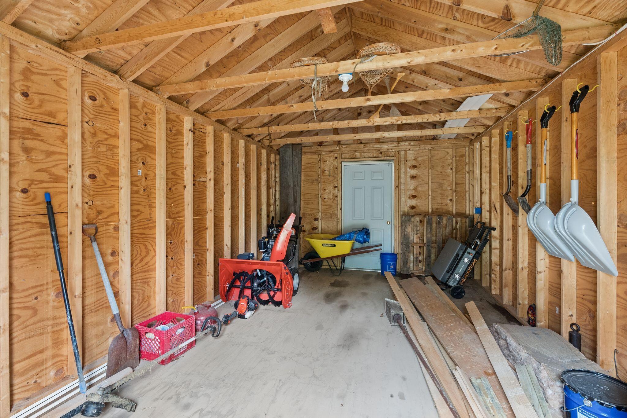Large storage shed
