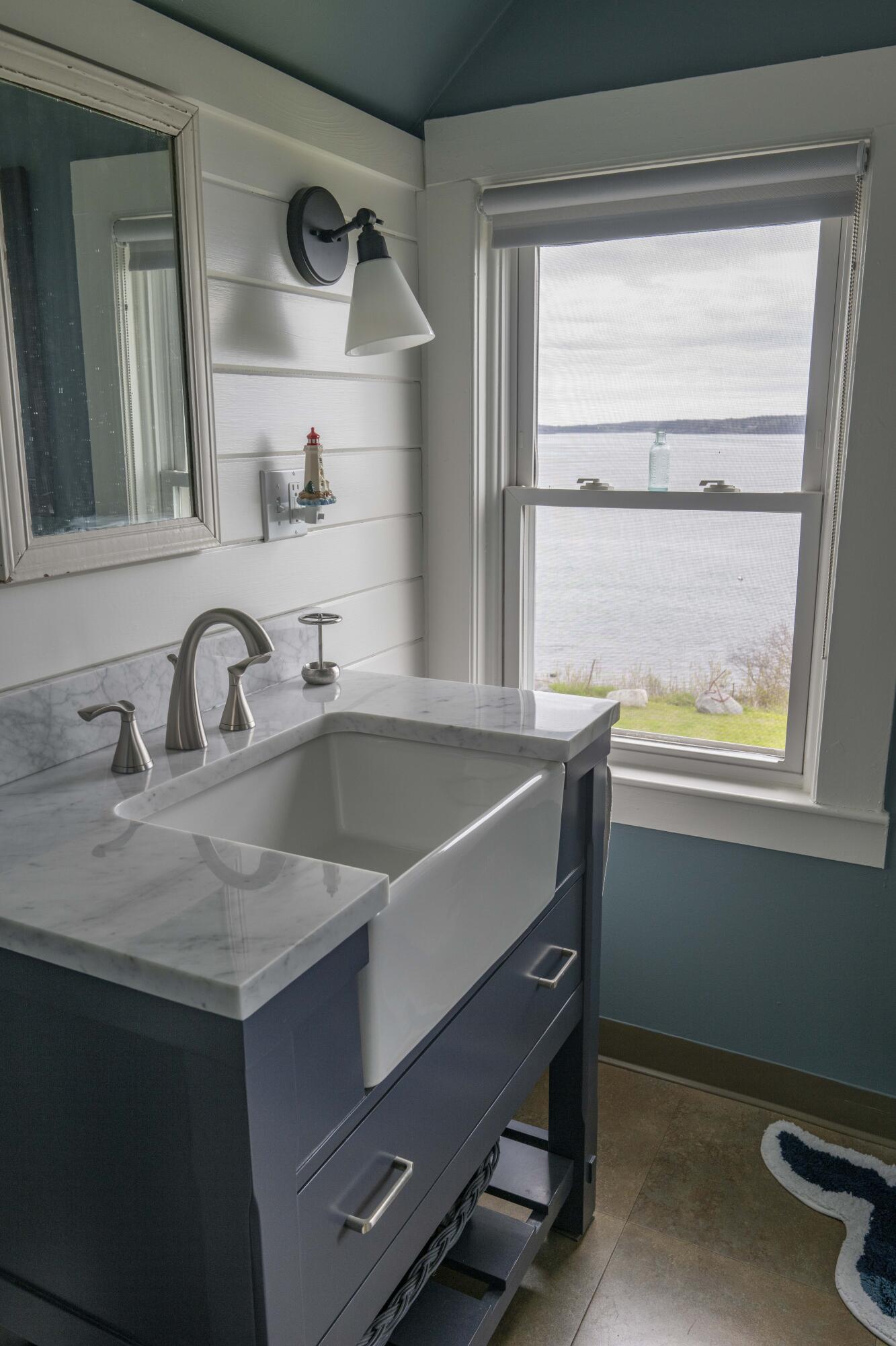 26 Madison Street, Eastport, ME 04631 Master bath 2nd floor on ocean side