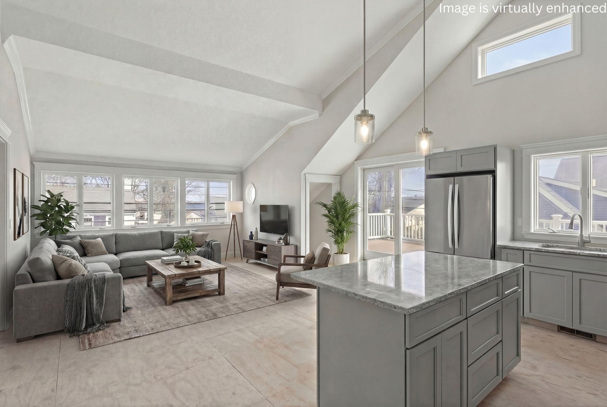 Living Area virtually enhanced