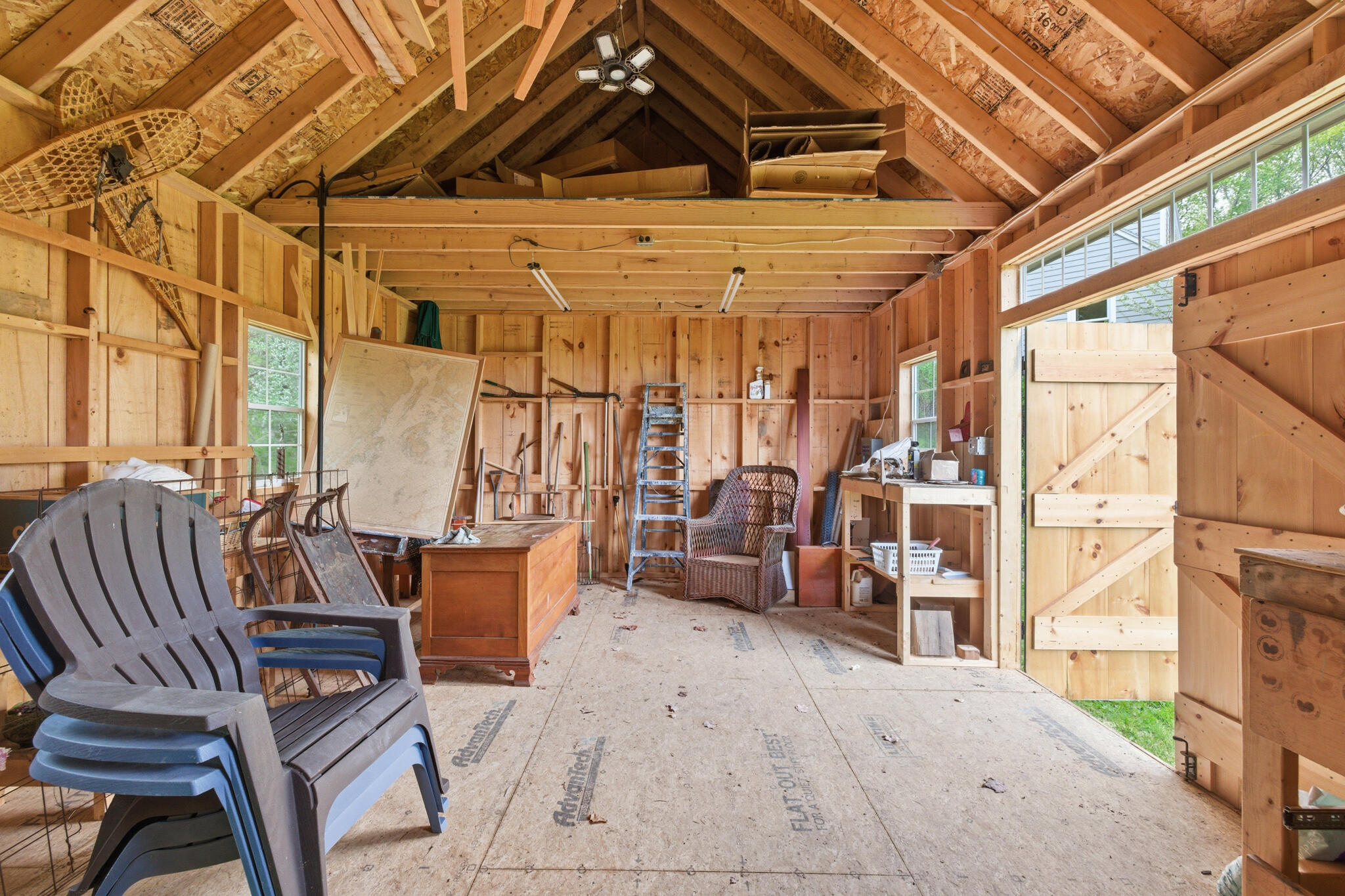 124 Phipps Point Road, Woolwich, ME 04579 Workshop/Gallery/He-Shed/She-Shed, Summer Dining al fresco, possibilities are endless