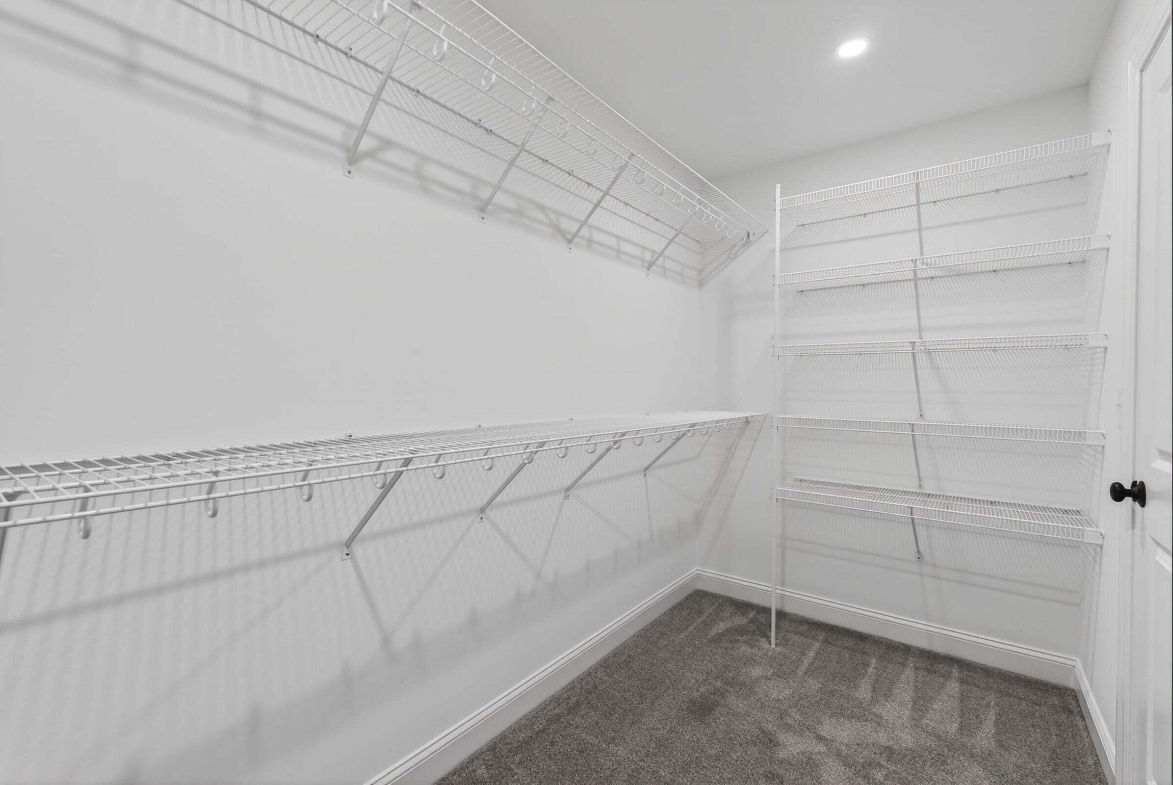 Primary walk-in closet