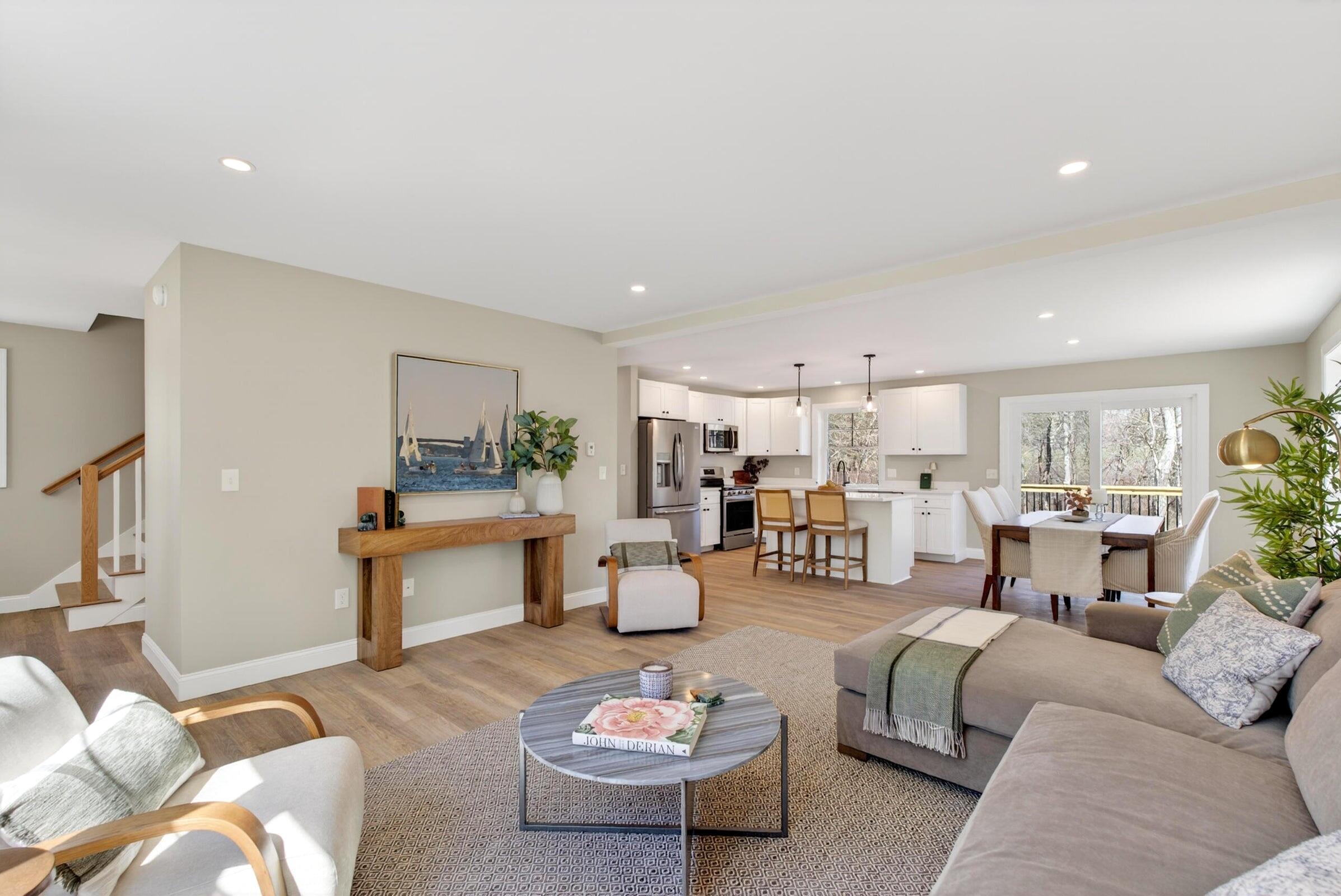 Open and spacious living area