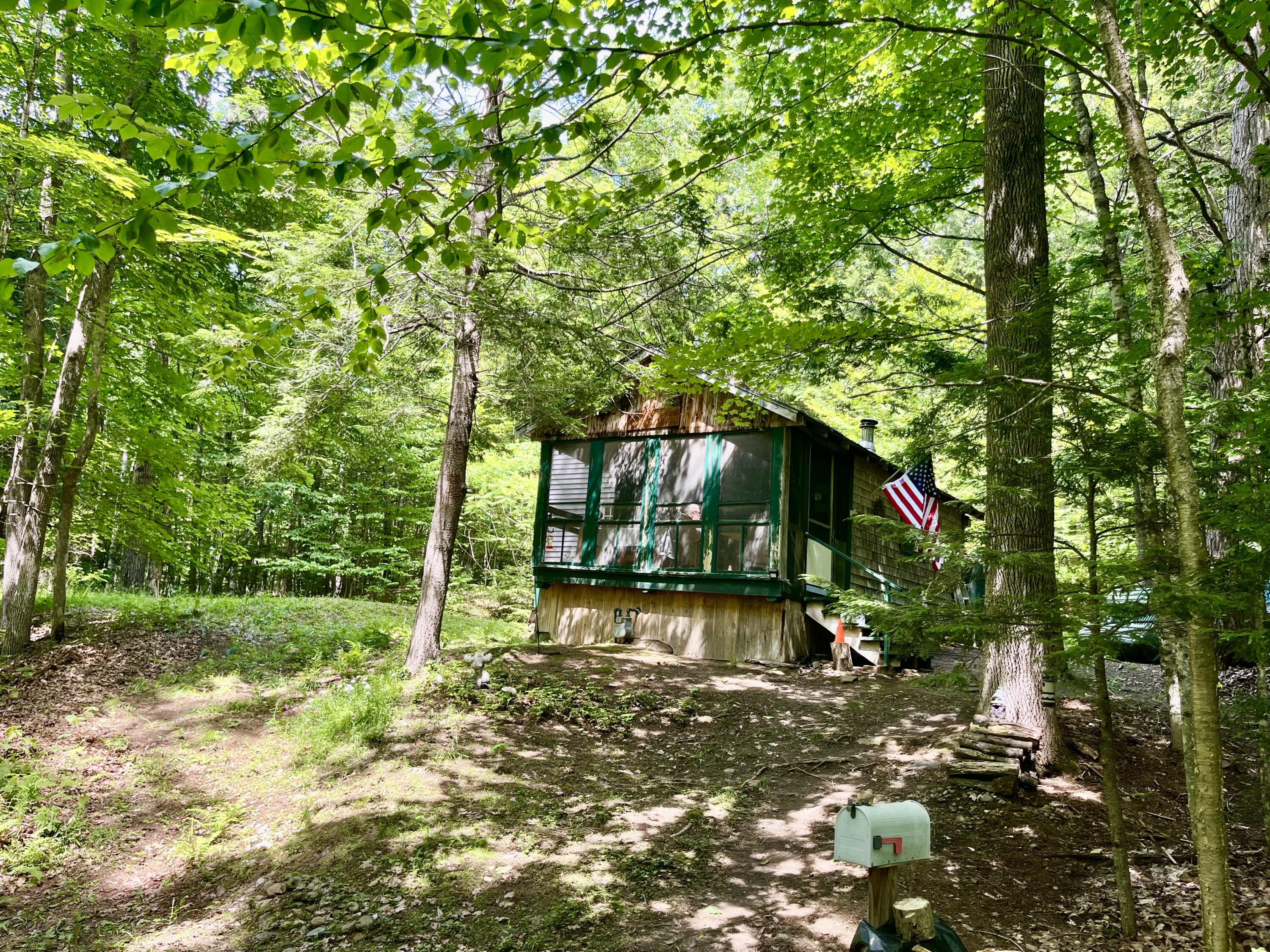 Front of camp with yard