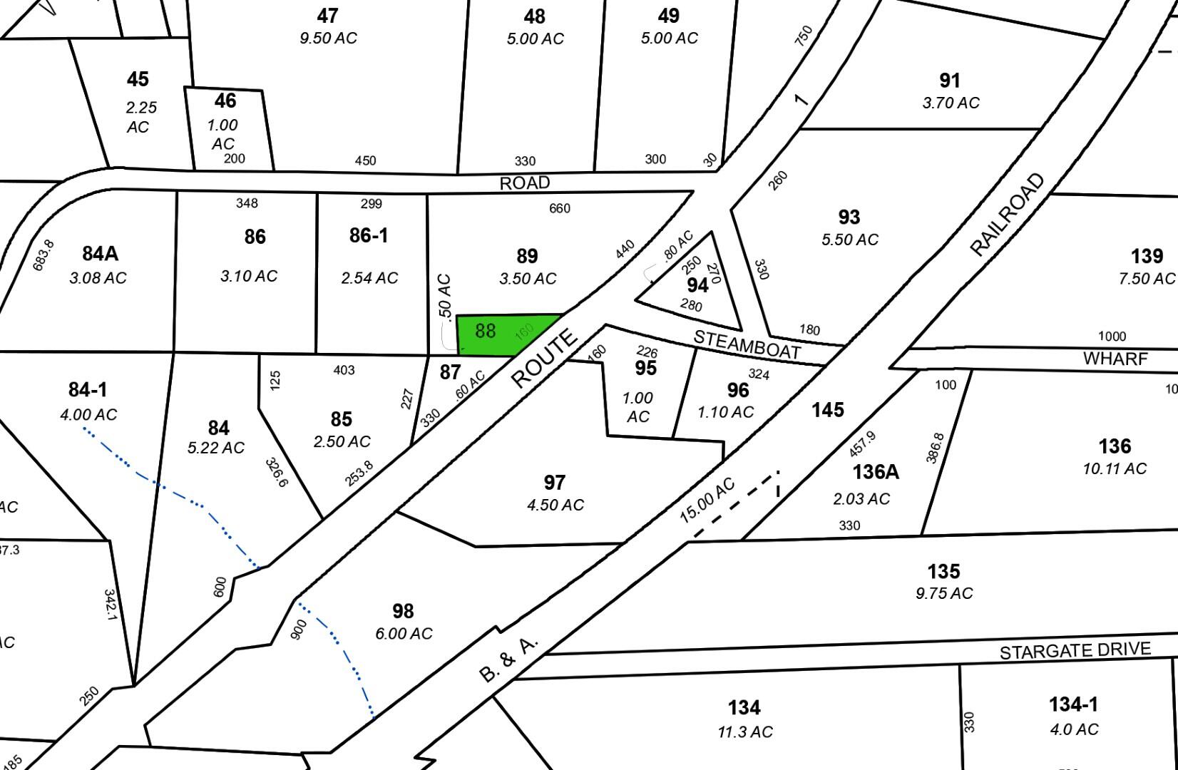 610 U.S. Route 1 Rt 1, Stockton Springs, ME 04981 610 US Rte 1 - Map_R-3 Lot 88 - d (Large