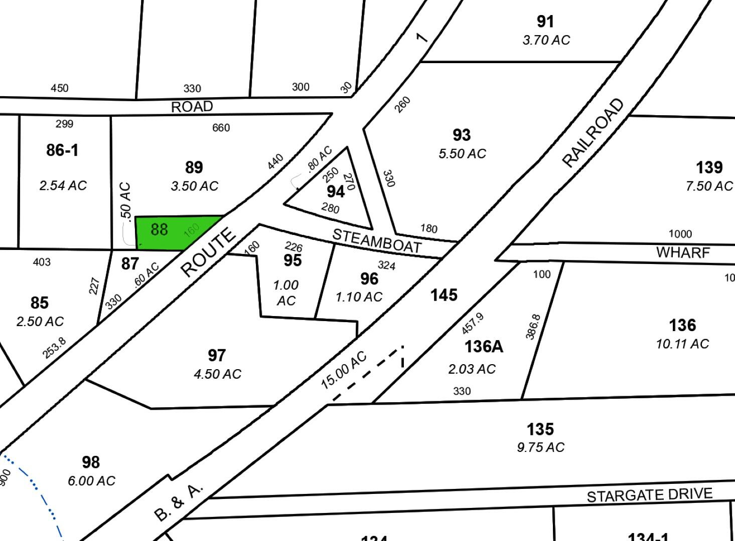 610 U.S. Route 1 Rt 1, Stockton Springs, ME 04981 610 US Rte 1 - Map_R-3 Lot 88 - e (Large