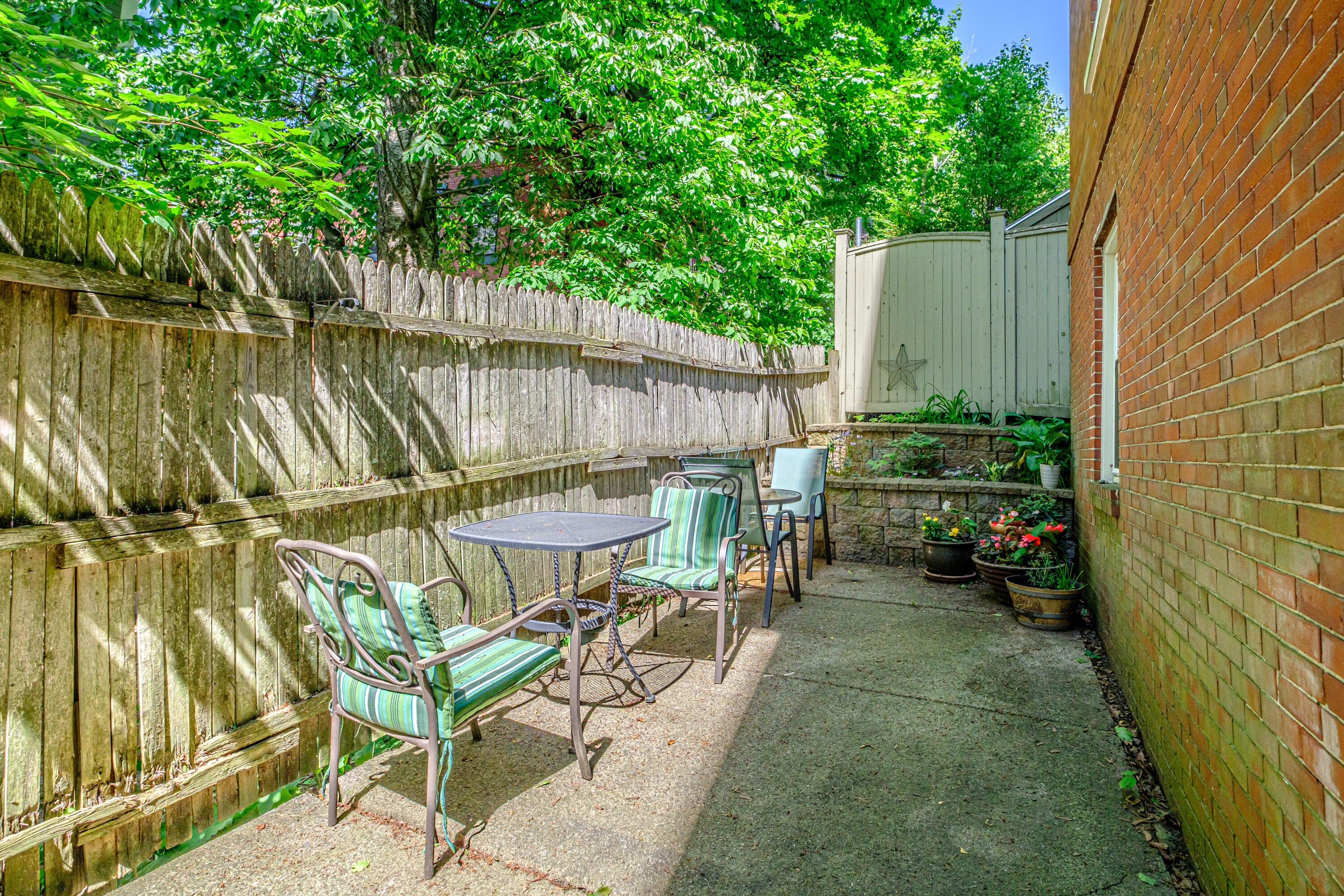 65 Sherman Street, #3, Portland, ME 04101 Private, enclosed common area patio