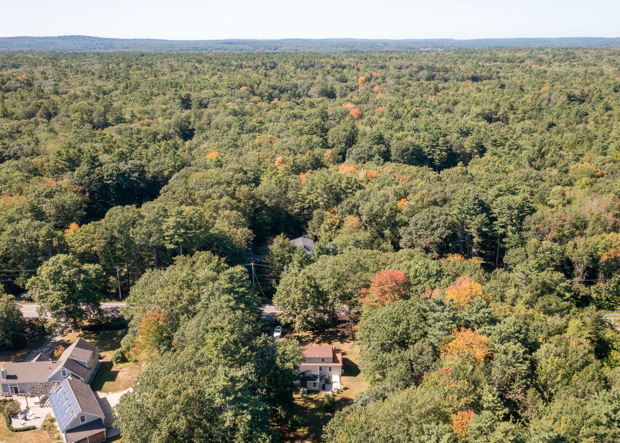 303 Middle Road, Falmouth, ME 04105 Aerial View