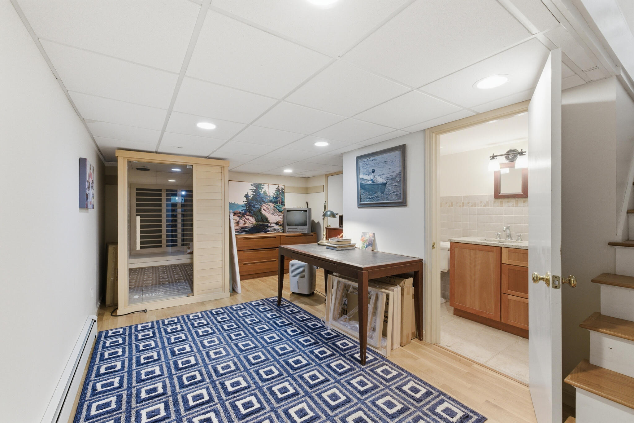124 Phipps Point Road, Woolwich, ME 04579 Finished basement