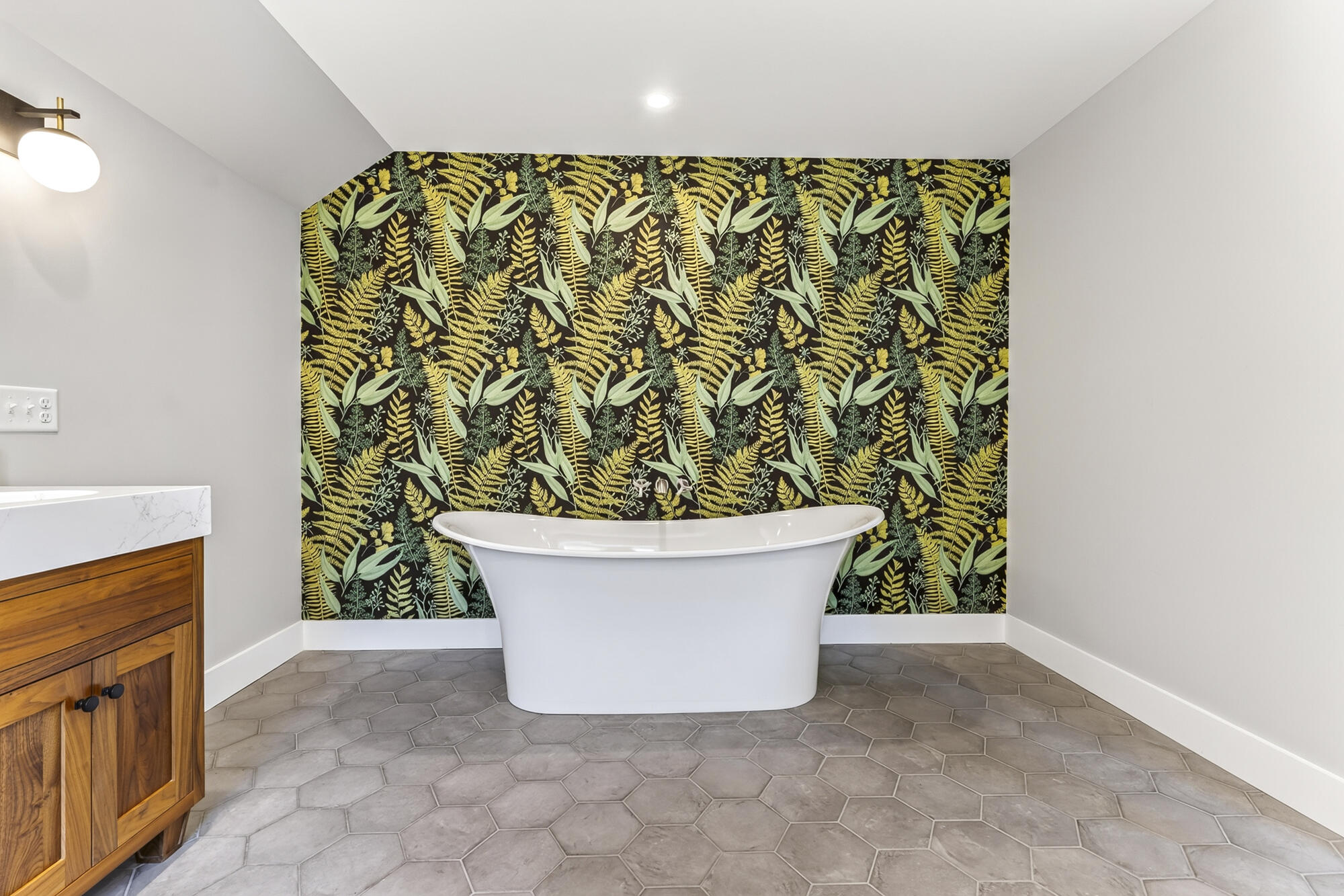 And a dreamy soaking tub