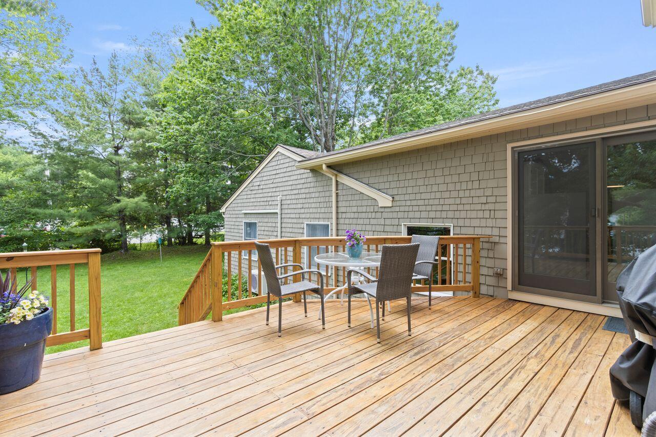 14 Holly Street, Portland, ME 04103 Sundeck toward sliders off Kitchen dining area in Main house