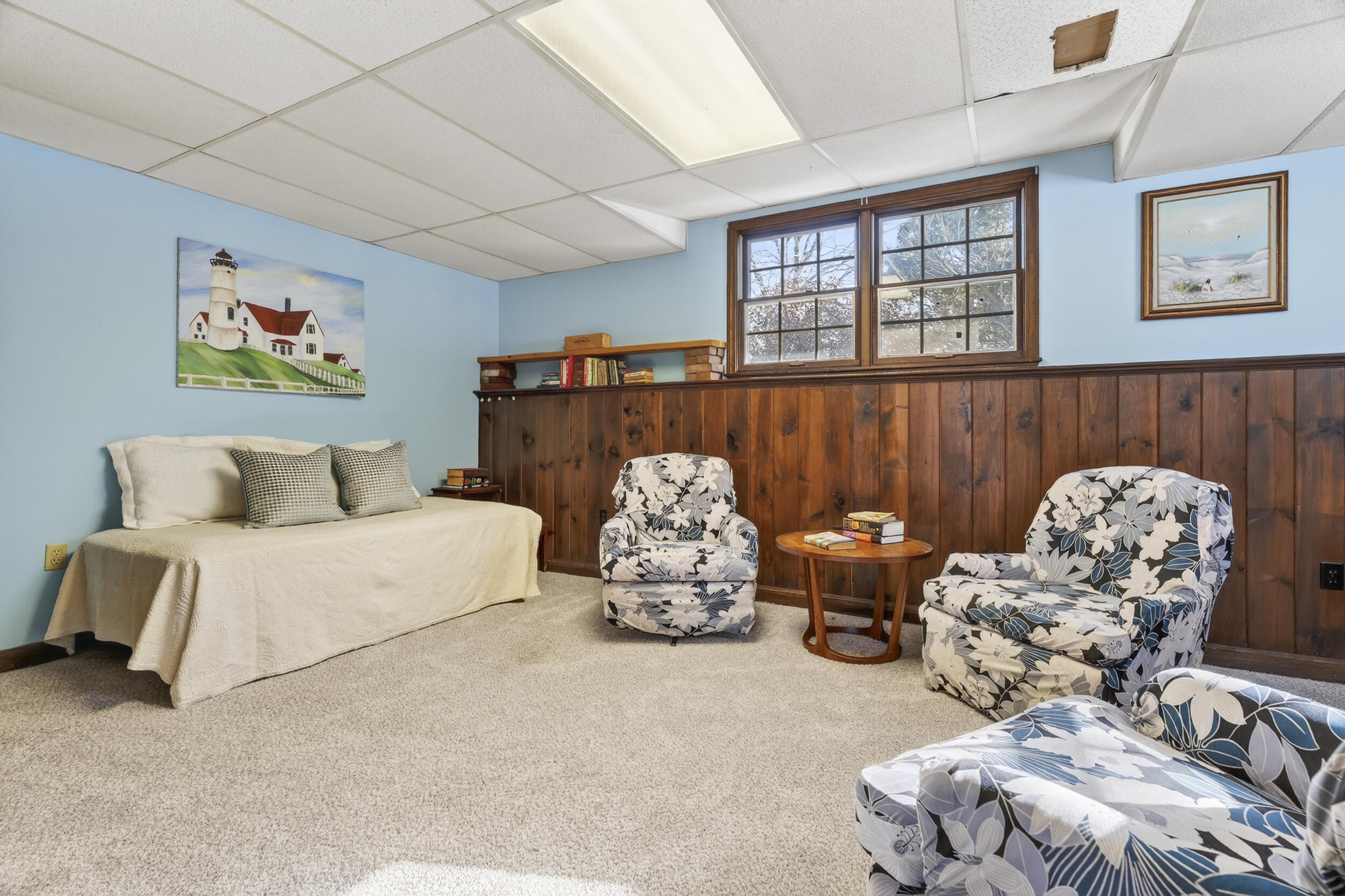 19 Birchvale Drive, Portland, ME 04102 lower-level family room