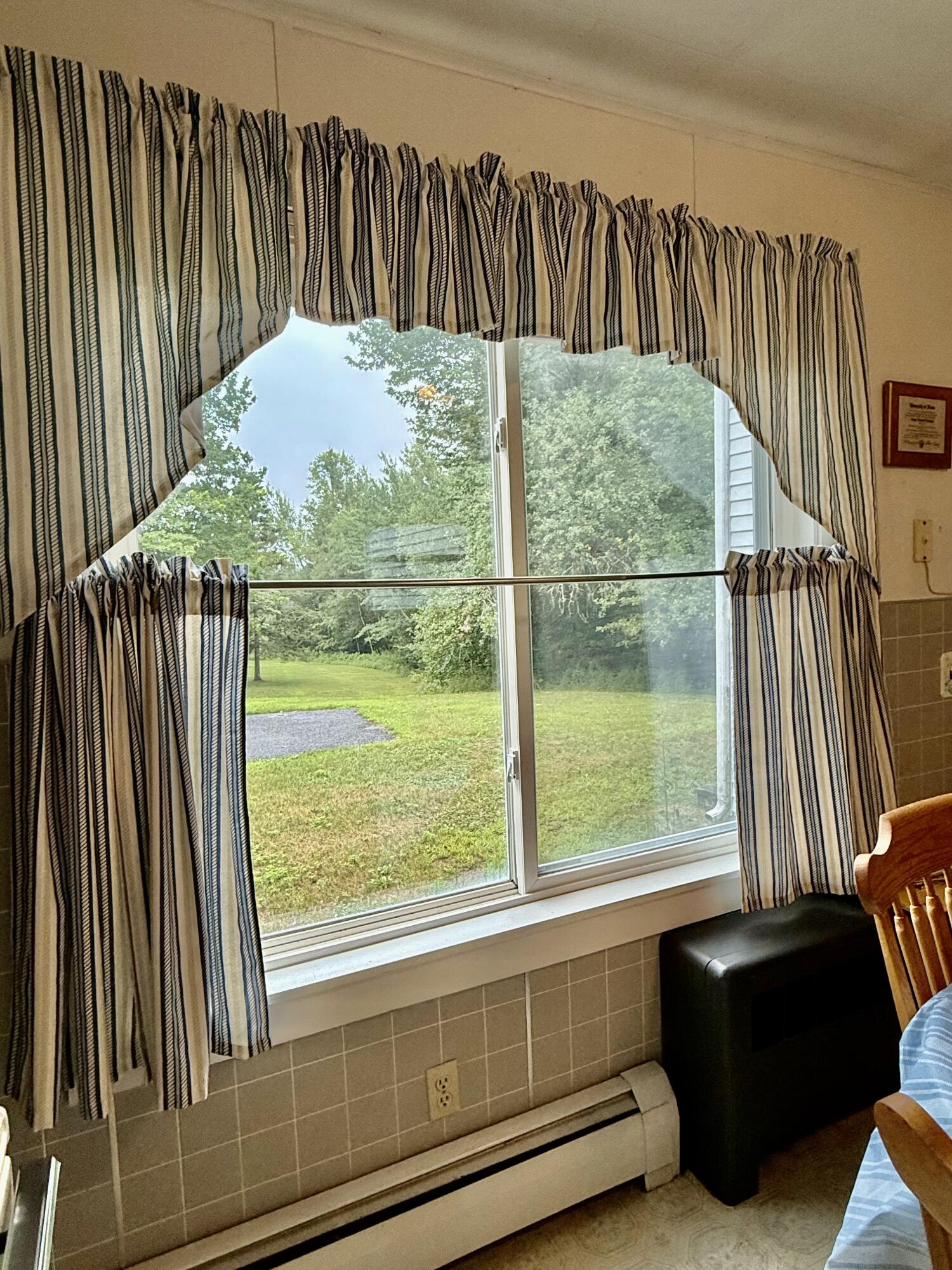 View out kitchen window