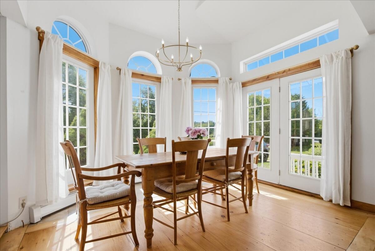 Gorgeous dining room for hosting family and friends.