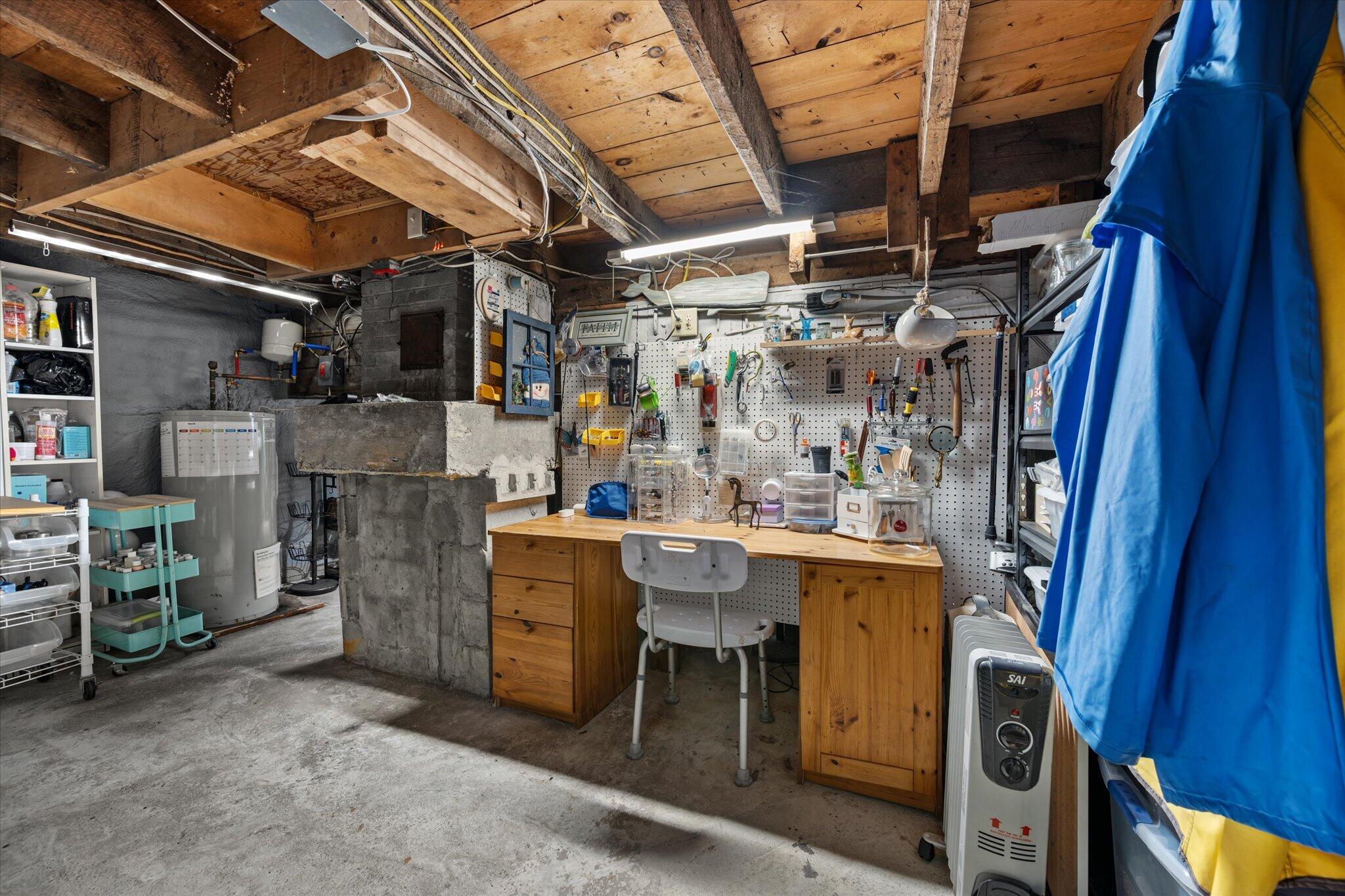1002 Bennoch Road, Old Town, ME 04468 Basement Tool Area...