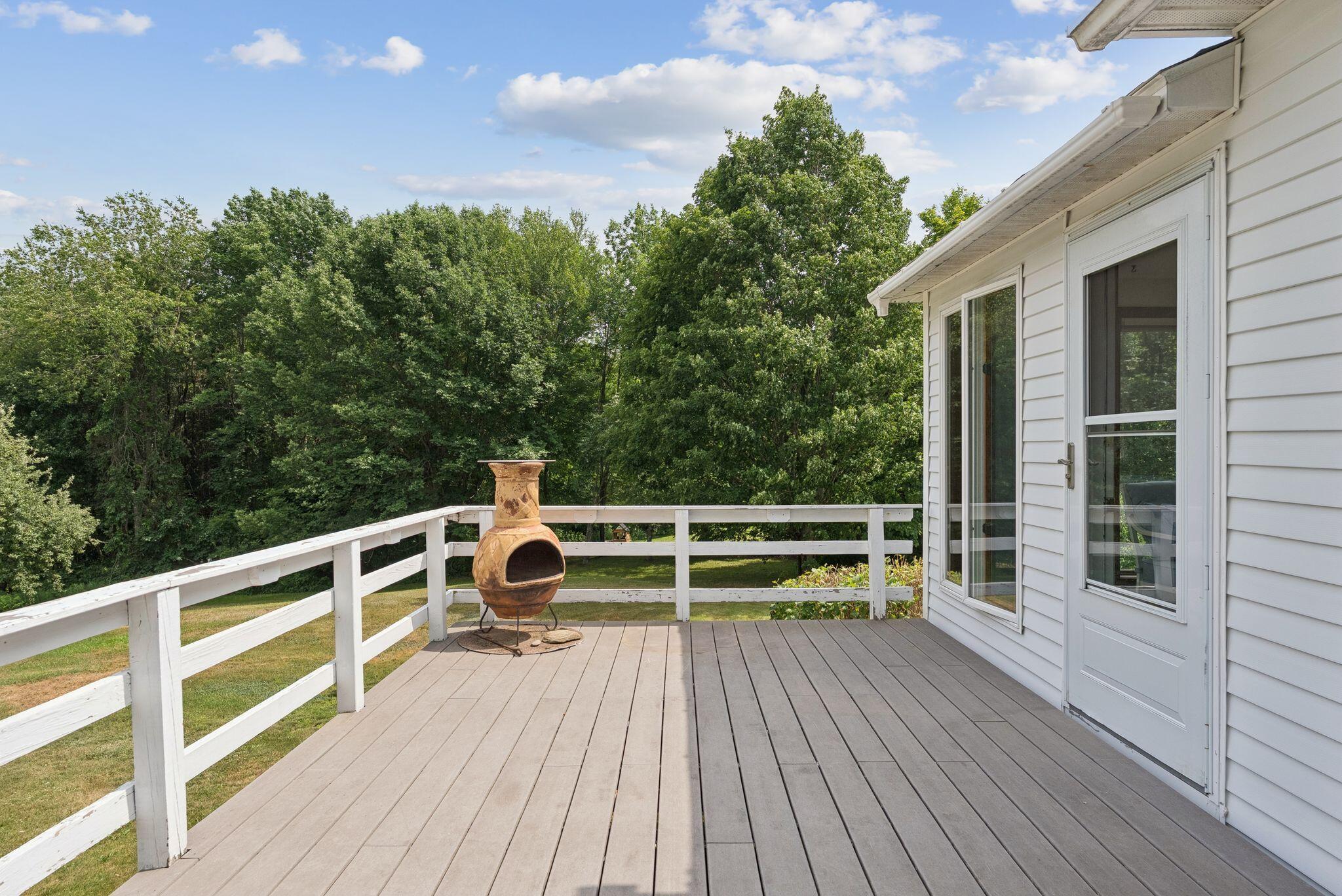 155 Ridge Road, Lisbon, ME 04252 Enjoy additional outdoor relaxation on the large deck.